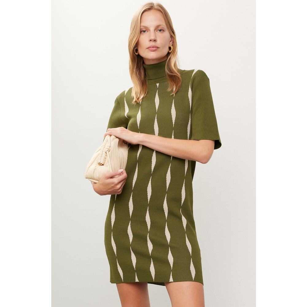 Saunders x RTR Jacquard Dress  - Sz L
